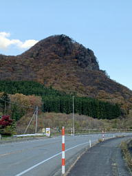 作並駅側から見るとゴリラの横顔に見えるという鎌倉山 ゴリラ山