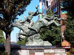 力強く疾駆する馬 馬