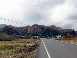 東側から見た野尻集落 東