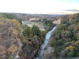 下流側の眺め 下流